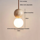 Ljojo LED Pendant Light Fixture Japanese Style Hanging Lamp for Home Decor.