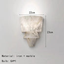 Ljojo Marble Wall Light Sconce for Home Decor and Lighting Fixtures