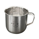 Ljojo 300ml Stainless Steel Coffee Cup with Handle and Scale