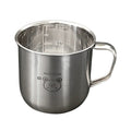 Ljojo 300ml Stainless Steel Coffee Cup with Handle and Scale