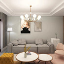 Nordic Glass LED Chandelier Pendant Lamp for Home Decor by Ljojo