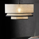Ljojo Fabric LED Pendant Lights Minimalist Hanging Lamps Home Decor Island Restaurant