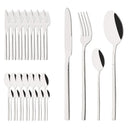 Ljojo 32-Piece Gold Stainless Steel Cutlery Set - Western Kitchen Flatware