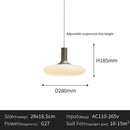 Modern Spanish Corner Glass LED Hanging Lamp Minimalist Design for Home Decoration Ljojo