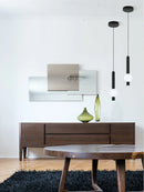 Ljojo Modern Minimalist LED Bedside Chandelier | Creative Light Luxury Hanging Wire Bedroom Decor