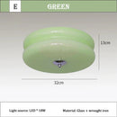 Nordic Style Milky White Glass Ceiling Lamp for Living Room by Ljojo