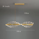 Crystal Chandelier Pendant Light | Luxury Living Room Ceiling Lamp by Ljojo