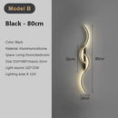LED Wall Light Long Strip Bedside Lamp - Modern Indoor Bedroom Lighting by Ljojo