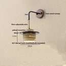 Ljojo LED Wall Sconce Light Fixture Yellow Travertine Stone Wood Nordic Design