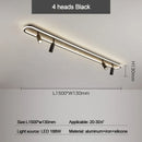 LED Ceiling Lamp Modern Minimalist Living Room Strip Light by Ljojo