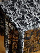 Ljojo™ Bat Lace Table Runner Cobweb Tablecloth Gothic Halloween Dining Decor