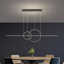 Ljojo LED Pendant Light: Modern Chandelier for Home Dining Living Kitchen Bedroom Decor