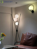 Modern Hand-Knitted Bubble Ball LED Floor Lamp for Bedroom Decor by Ljojo
