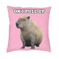 Capybara Nordic Cushion Cover by Ljojo - Home Decor Pillow Case