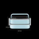 Ljojo 304 Stainless Steel Insulated Lunch Box Microwave Safe for Students at Work
