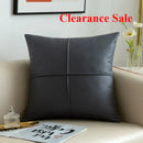 Ljojo Light Simulation Leather Thickened Throw Pillow