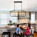 American Vintage Design LED Pendant Light Chandeliers Metal Island Bar Hanging Lamps by Ljojo