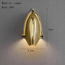 Brass Wall Lamp G9 Bulb Gold Black Silver Body Sconce Ljojo Bedroom Living Room