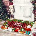 Christmas Dwarf Print Floor Mat for Living Room and Balcony Decoration by Ljojo