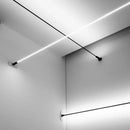 Ljojo LED Linear Wall Lamp Strip Sconce Black/White Steel Bar Villa Aisle Lighting