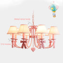 Pink Cradle Shaped LED Pendant Light Chandelier for Children's Bedroom by Ljojo