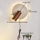 Ljojo LED Wall Lamp Bedroom Bedside Up Down Rotate Stair Light