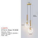 LED Restaurant Pendant Lights Chandelier Black Gold Nordic Luxury Kitchen Fixtures Ljojo