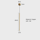 Ljojo Minimalist Pendant Lights: Gold/Black Adjustable Chandeliers for Bedroom, Living, Dining Room