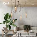 Modern Italian Marble Pendant Lamp for Villa Staircase by Ljojo | Creative Designer Ceiling Light