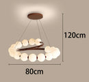 Modern Round Glass LED Pendant Lights Luxury for Living Room Bedroom | Ljojo