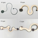 Nordic Postmodern LED Wall Lamp Creative Chandelier Home Room Decor Pendant Light - Ljojo