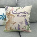 Easter Bunny Eggs Printed Pillow Covers 45x45cm - Ljojo Easter Decorations