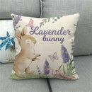 Easter Bunny Eggs Printed Pillow Covers 45x45cm - Ljojo Easter Decorations