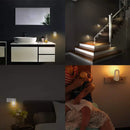 EU/US Plug Night Light Socket 1/2 Pcs Warm White Lamp Energy Saving for Kids Room by Ljojo