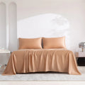 Ljojo 100% Organic Bamboo Silky Bed Sheet Set - Luxuriously Soft Hotel Bedding