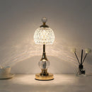 Ljojo Metal Crystal Acrylic Table Lamp - Retro Nordic Bedroom Decor