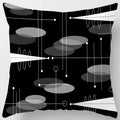Colorful Blocks Geometric Abstract Pattern Cushion Cover by Ljojo