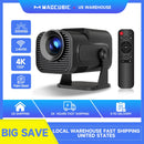 Ljojo™ Mini 720P Android 11 4K Projector 300ANSI Wifi6 BT5.0 Portable Cinema Outdoor
