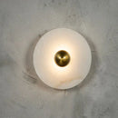 Ljojo Marble LED Wall Lamp Gold Aluminium Art Deco Sconce for Hotel Aisle