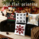 Christmas-Themed Pillow Covers by Ljojo - Perfect for Sofa, Bedroom, Car
