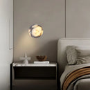 Ljojo Marble Ball Wall Lamp G9 Bulb Stone Sconce for Room Decoration