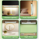 Ljojo LED Desk Lamp with USB Rechargeable, Magnetic Hanging Light for Office, Bedroom, Table Reading