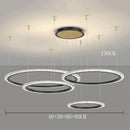 Modern Ring LED Pendant Light for Living Room by Ljojo - Stylish Chandelier for Home Decor