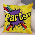 Ljojo Letters Print POP ART Pillowcase - Home Decor Cushion Cover