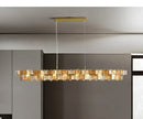 Ljojo Luxury Glass Chandelier: Modern Design for Living Room, Bedroom, Hotel, Bar Counter