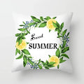 Lemon Pattern Summer Cushion Cover Throw Pillow for Sofa Decoration by Ljojo