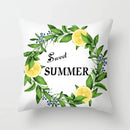 Lemon Pattern Summer Cushion Cover Throw Pillow for Sofa Decoration by Ljojo