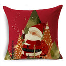 Ljojo Linen Christmas Cushion Cover 45x45cm Home Office Living Room Merry Christmas Gifts