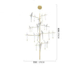 Ljojo Nordic Crane & Bird Lantern Standing Lamps | Creative Study Bedroom Decor