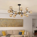 Nordic Glass Ball Light Led Ceiling Chandelier Indoor Lighting Fixture Ljojo